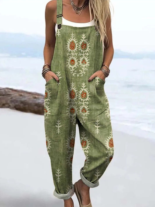 Lotta™ - Jumpsuit med vintagetrykk